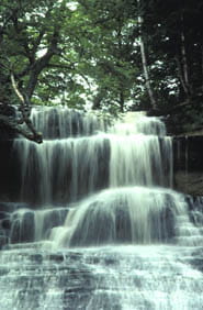 Laughing Whitefish Falls in Michigan