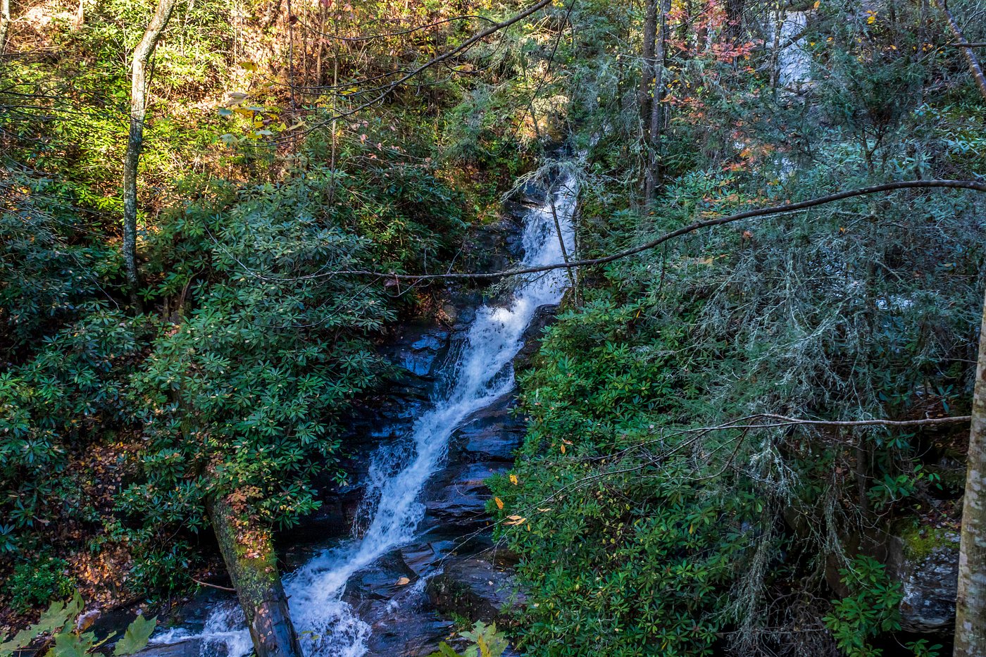 Dukes Creek Falls in Georgia