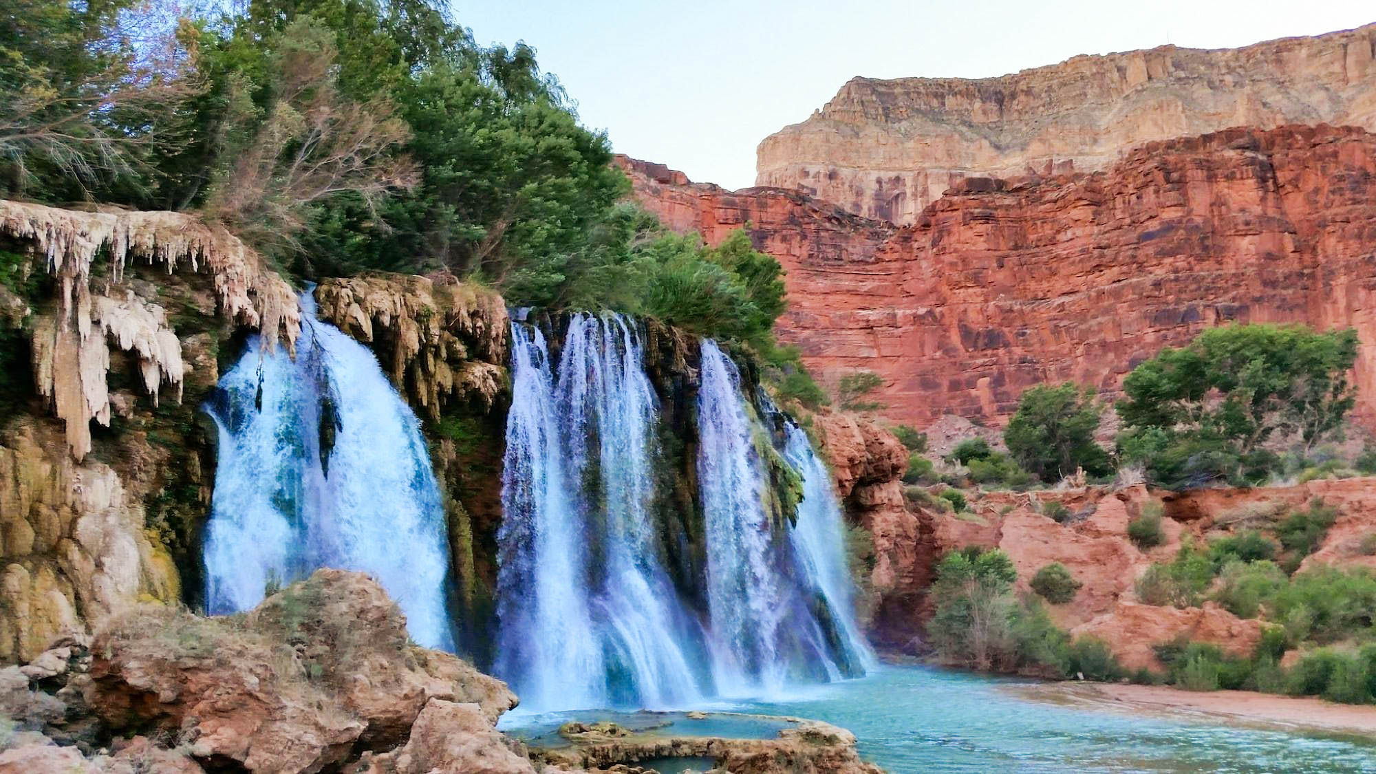 Navajo Falls in Arizona