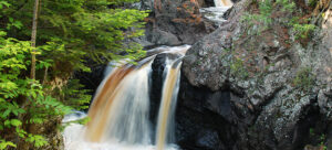 Cascade River Falls in Minnesota